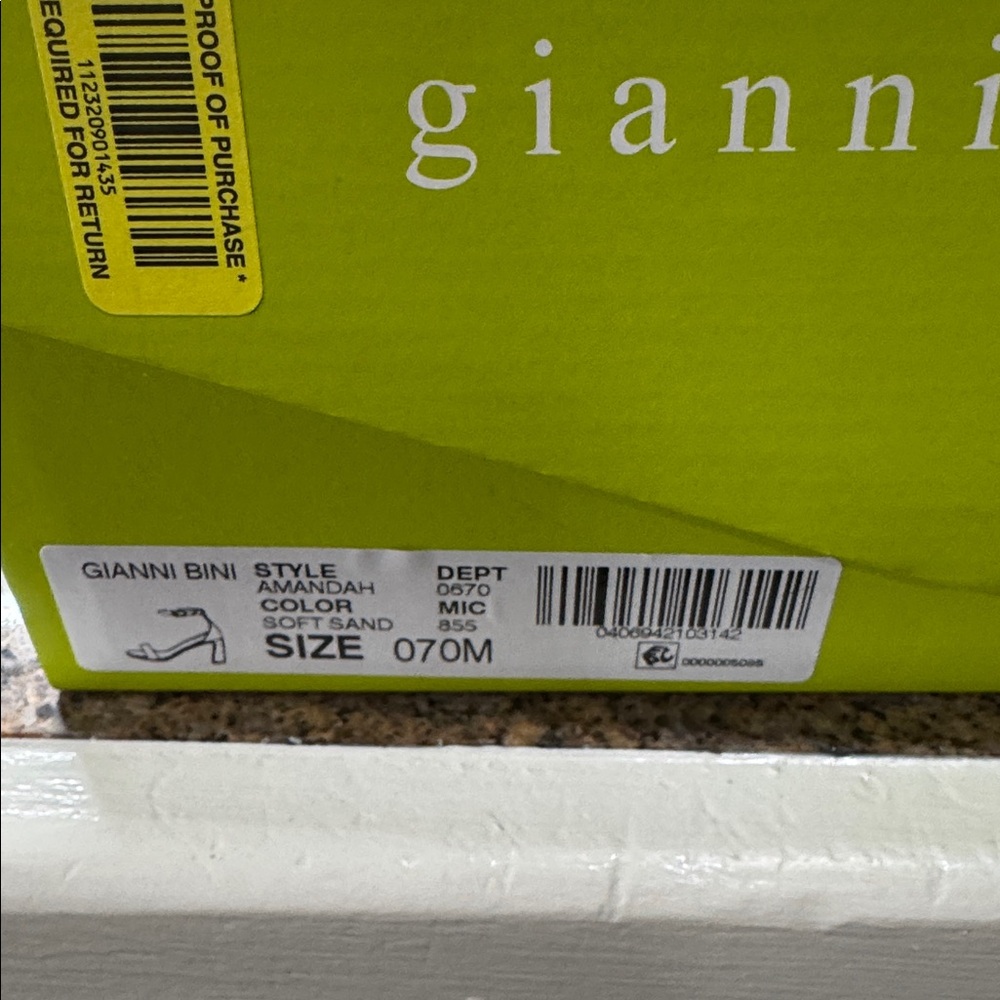 Gianni Bini Elegant Beige Ankle Strap Heels - Picture 6 of 6